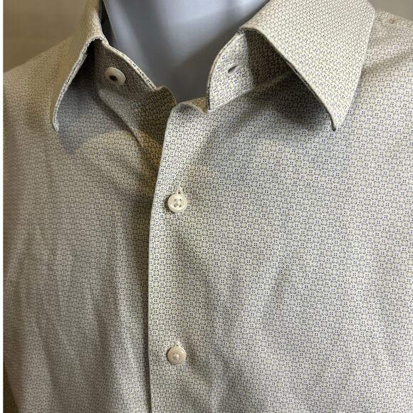 Ben Sherman Other - Ben Sherman Gray Dress Shirt Size 17 XL Tailored Fit Stretch
